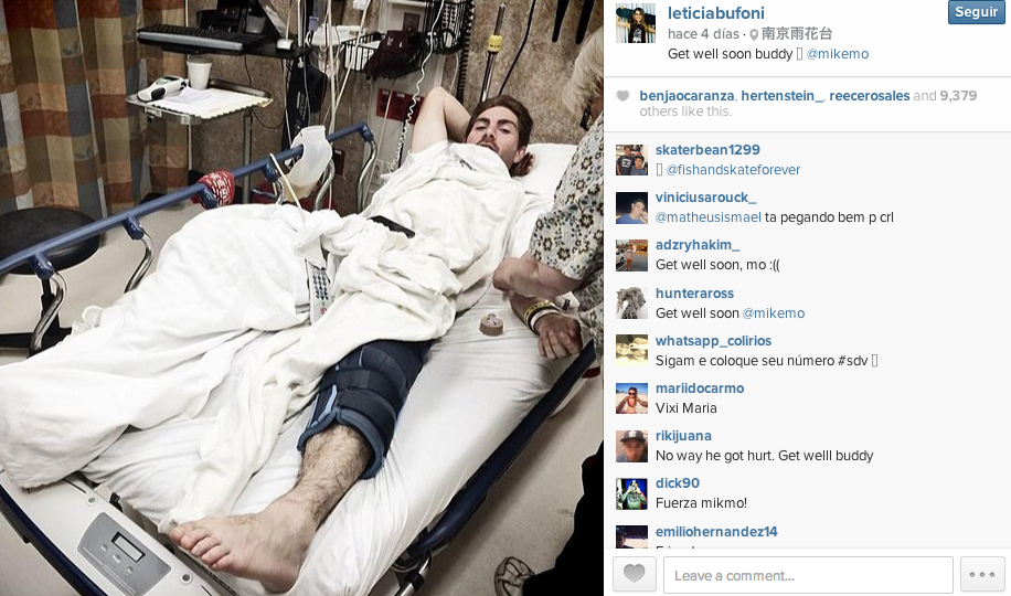 mike mo lesion injury